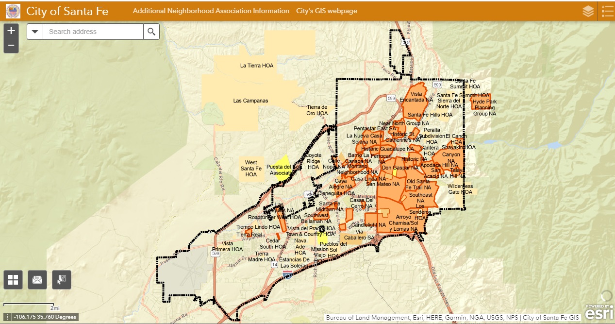 Santa Fe County Plat Maps Gis | City Of Santa Fe, New Mexico