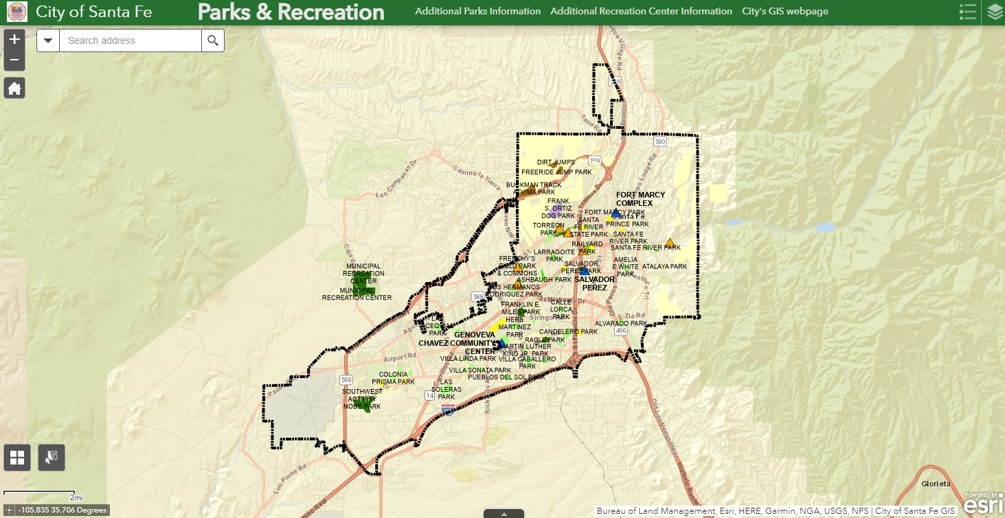 Santa Fe County Gis Gis | City Of Santa Fe, New Mexico