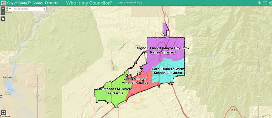 Santa Fe County Gis Gis | City Of Santa Fe, New Mexico