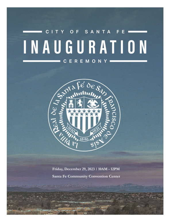City of Santa Fe 2024 Inauguration Ceremony City of Santa Fe