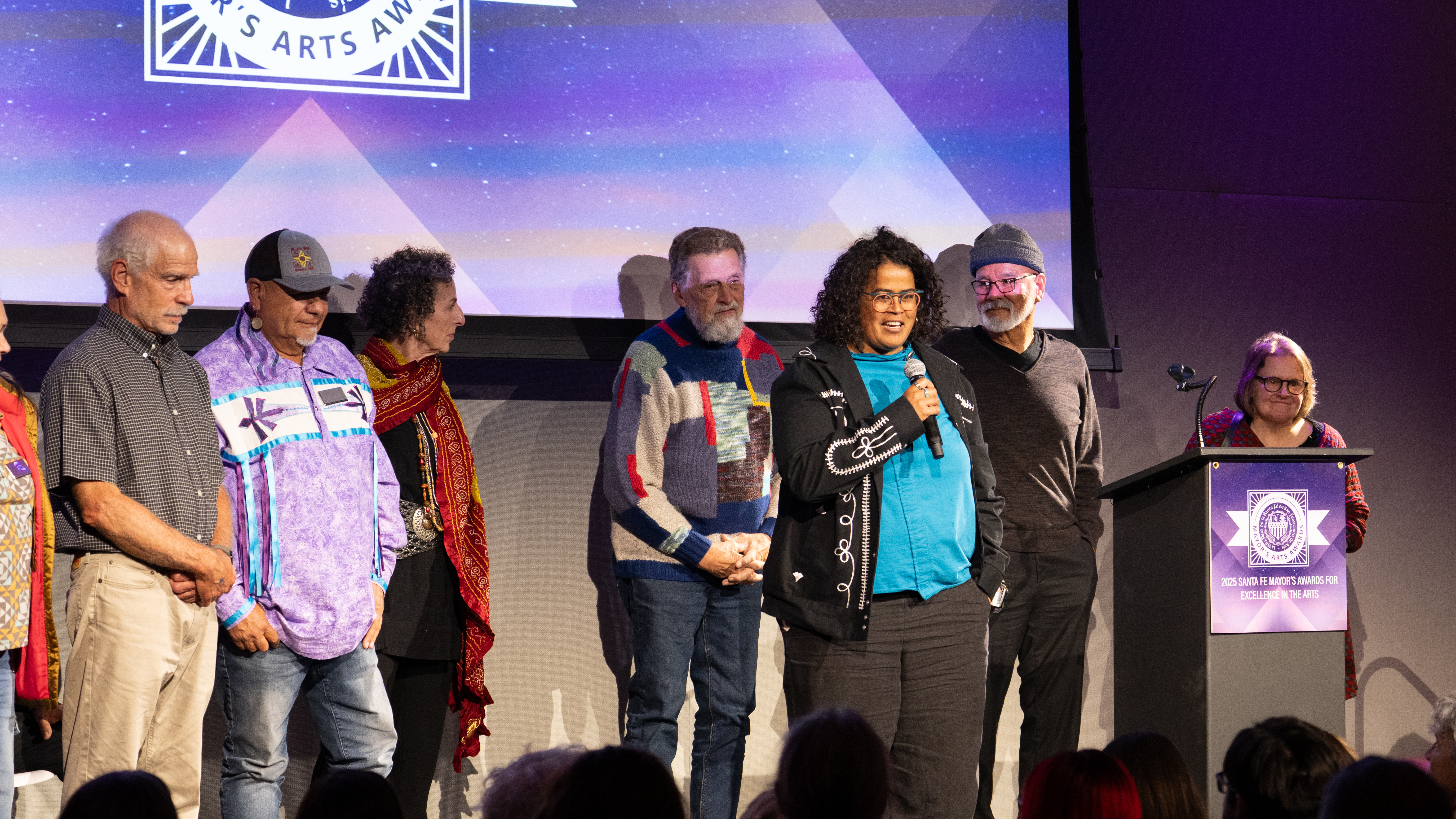 Photo of Mayor Webber handing out award at the 2025 MAA ceremony